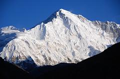 02 Gokyo 3 2 Cho Oyu Just After Sunrise Close Up From Gokyo The south face of Cho Oyu (8201m) becomes a glaring white just after sunrise from Gokyo.